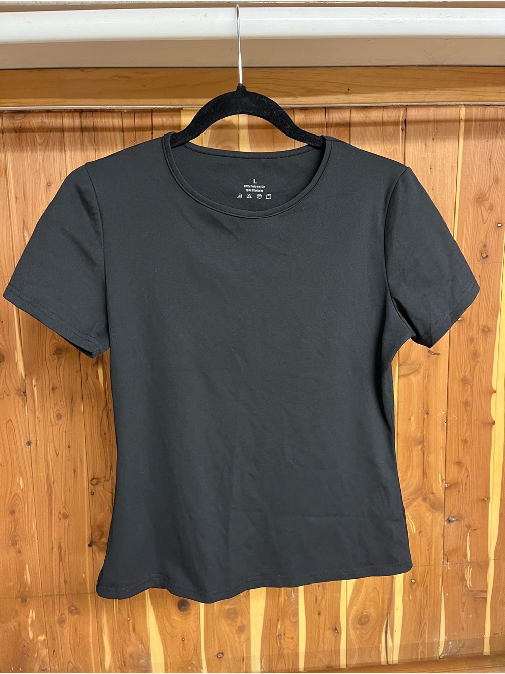 Classic Black Short Sleeve Crewneck Tee